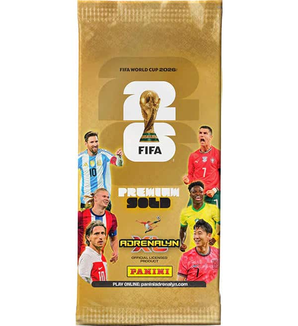 Panini Adrenalyn XL FIFA Weltmeisterschaft 2026 | Premium Gold Booster Display