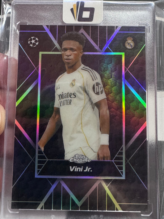 2025/26 Topps Chrome UCC Vini Jr. Shadow Edge Case Hit