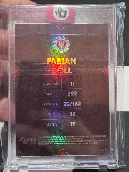 2026 Ultimate Dropz We Love St. Pauli Box Fabian Boll Autograph /50