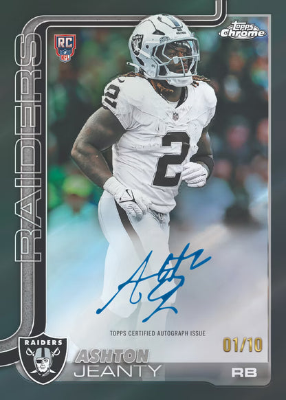 2025 Topps Chrome Football | Hobby Box