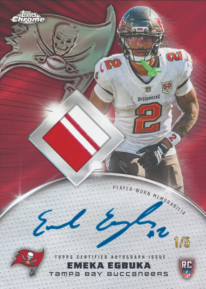 2025 Topps Chrome Football | Hobby Box