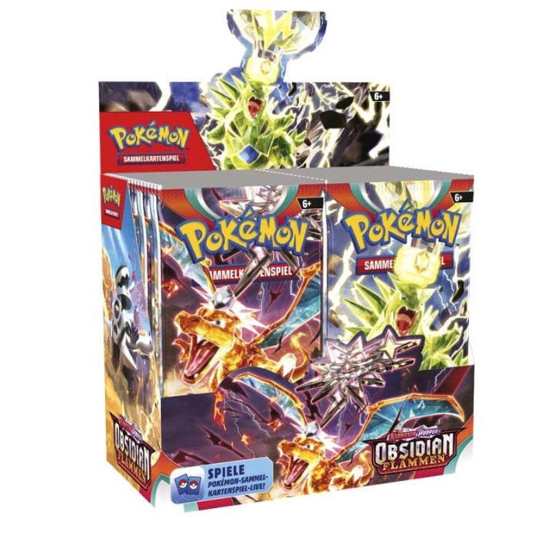 Pokémon TCG: Karmesin & Purpur – Obsidianflammen Display (DE)