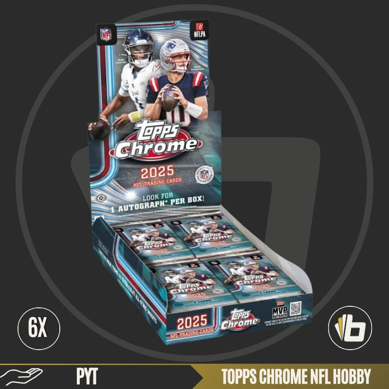 BxGB#41 - 6x TOPPS Chrome NFL Hobby Box | PYT