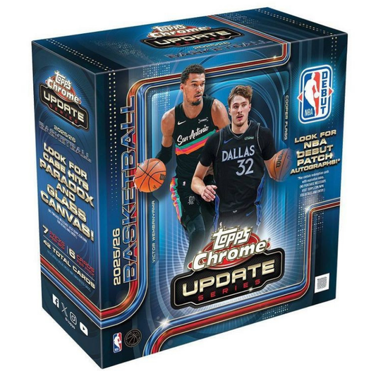 2025-26 Topps Chrome Updates NBA | Mega Box SEALED