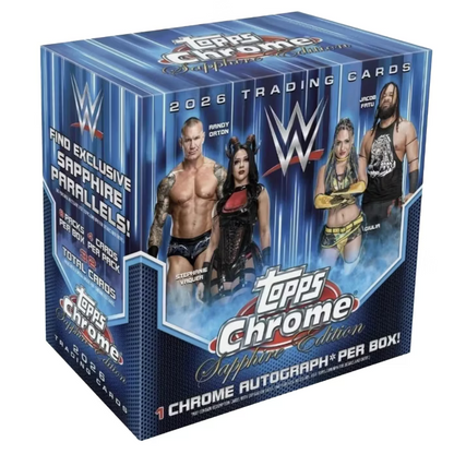 2026 Topps WWE Sapphire Chrome | Hobby Box
