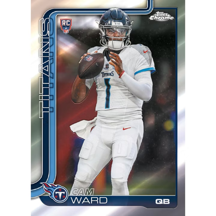 2025 Topps Chrome Football | Mega Box