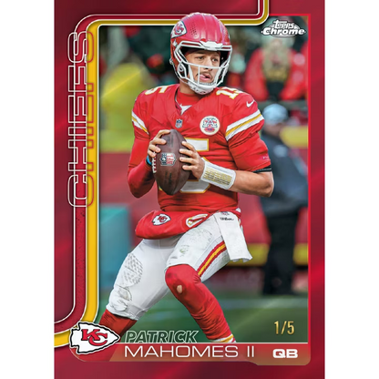 2025 Topps Chrome Football | Mega Box