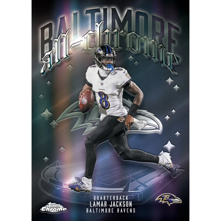 2025 Topps Chrome Football | Mega Box