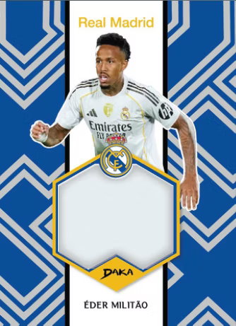 DAKA Top Audience Edition Real Madrid 2025/26 Hobby Box Eder Militia Patch