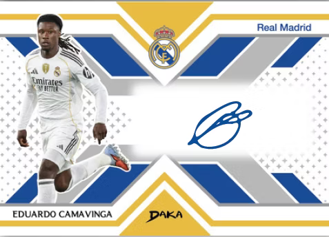 DAKA Top Audience Edition Real Madrid 2025/26 Hobby Box Eduardo Camavinga Autogramm