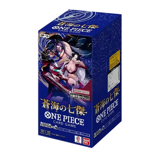 One Piece Card Game: The Azure Sea’s Seven (OP-14) Display (JP)