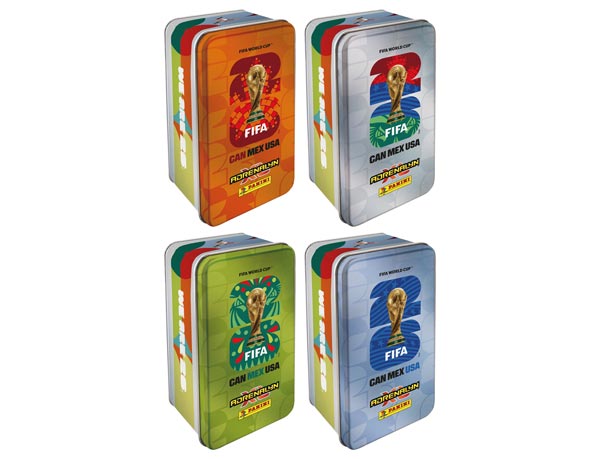 Panini Adrenalyn XL FIFA Weltmeisterschaft 2026 Classic Tin mit 4 Designs
