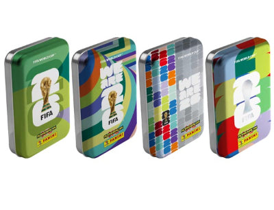 Panini Adrenalyn XL FIFA Weltmeisterschaft 2026 Pocket Tin mit 4 Designs