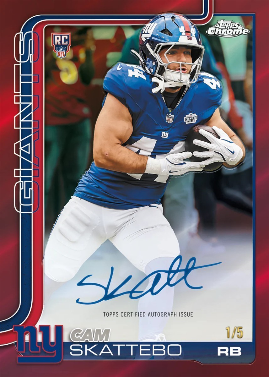 2025-26 TOPPS Chrome NFL Value Blaster Box