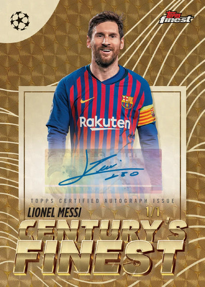 2025/26 Topps Finest UEFA Club Competitions - Fußball Hobby Box
