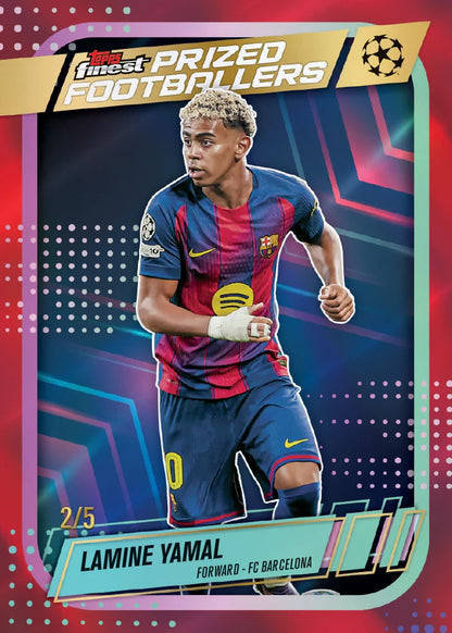 2025/26 Topps Finest UEFA Club Competitions - Fußball Hobby Box