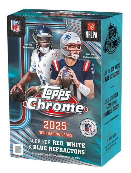 2025-26 TOPPS Chrome NFL Value Blaster Box