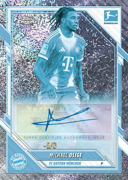 Topps Chrome Bundesliga Frozen Fractor Michael Olise