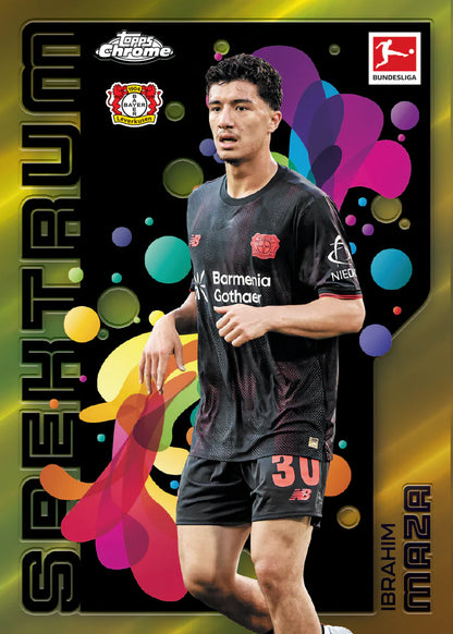 Topps Chrome Bundesliga Spektrum Ibrahim Maza Trading Card