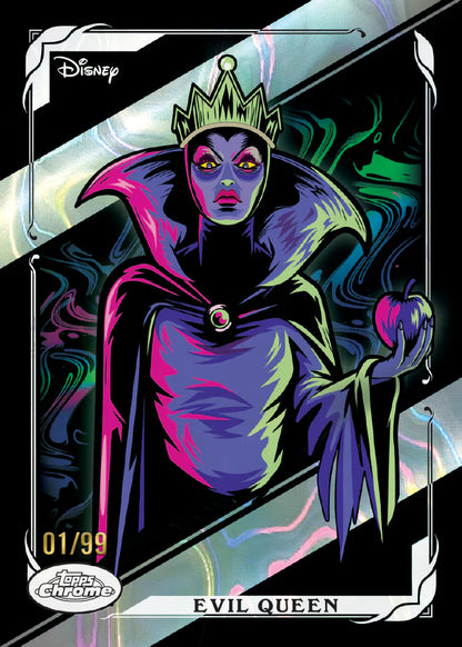 Topps Disney Neon Evil Queen Manga Madness /99