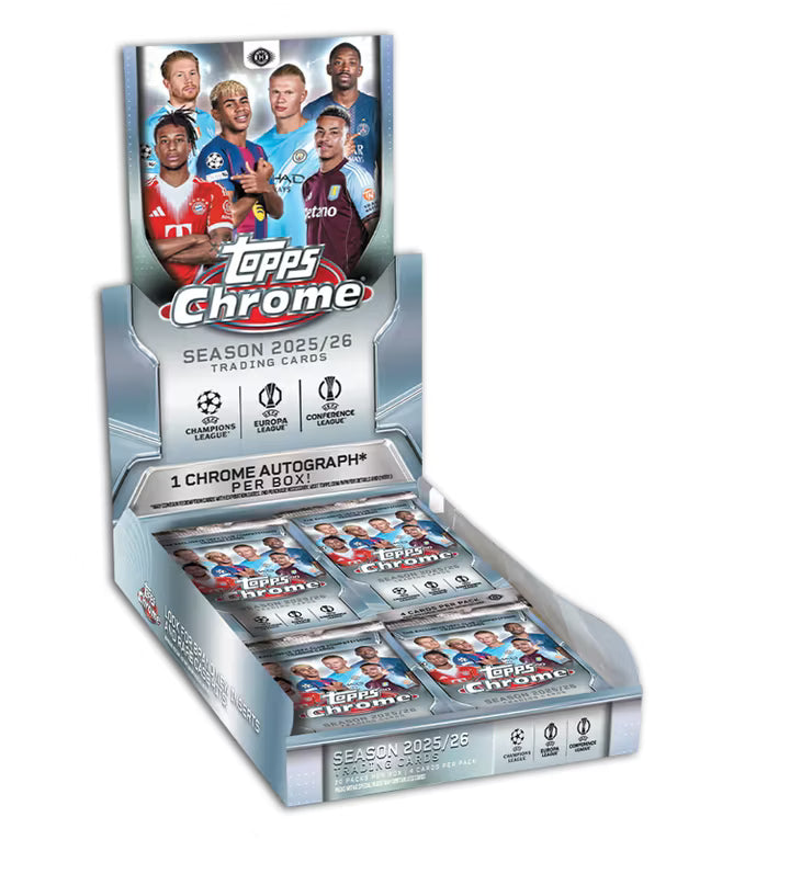 2025/26 Topps Chrome UEFA Club Competitions | Hobby Box