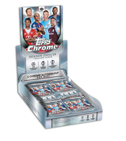 2025/26 Topps Chrome UEFA Club Competitions | Hobby Box