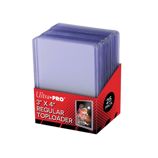 Ultra PRO 3" x 4" Clear Regular Toploader (25 Stück)